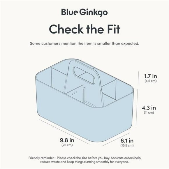 Stackable Plastic Organizer Caddy Tote Bathroom Office Craft School Storage - Picture 2 of 7